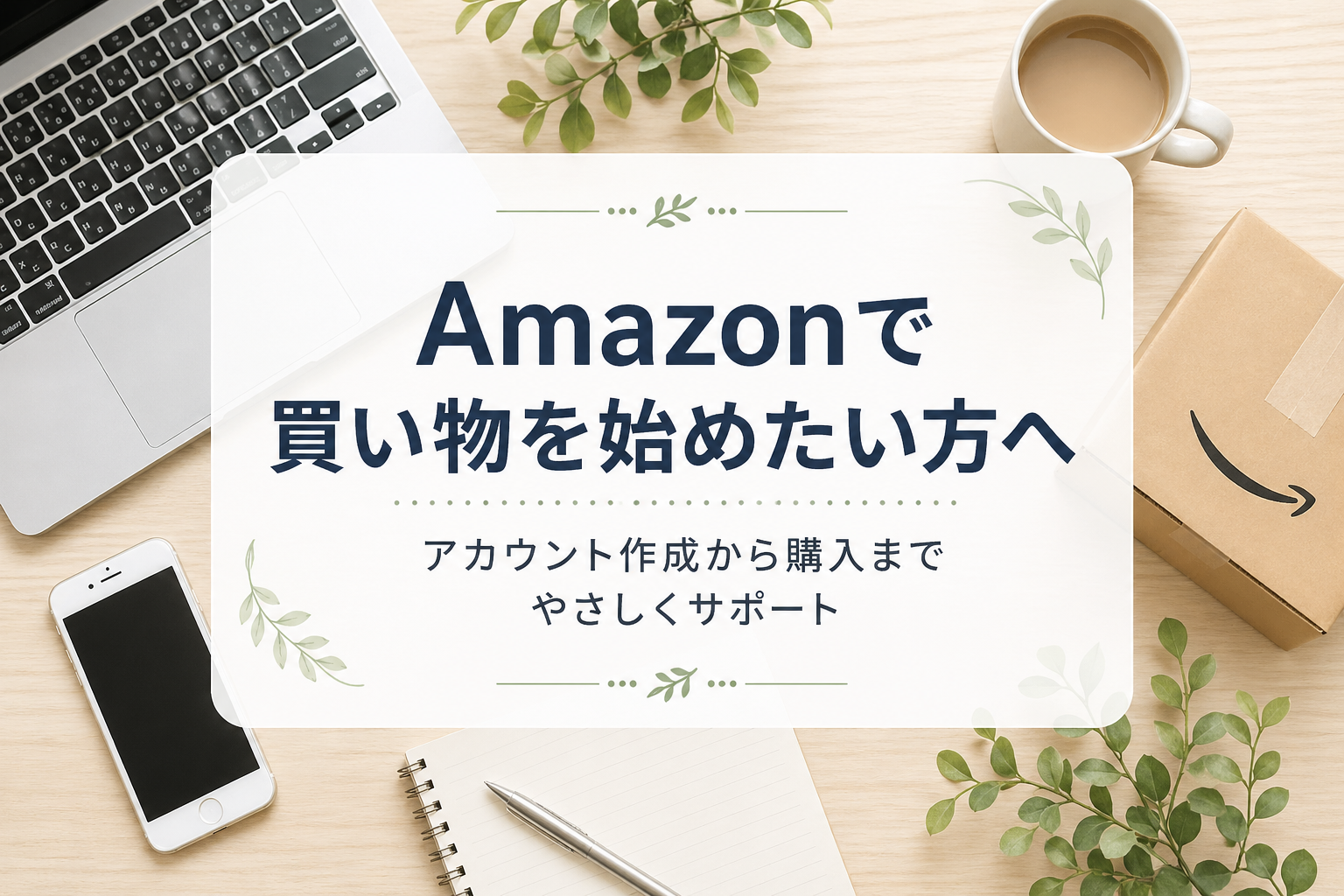 Amazonで買い物を始めたい｜アカウント作成から購入まで学べるマンツーマンレッスン