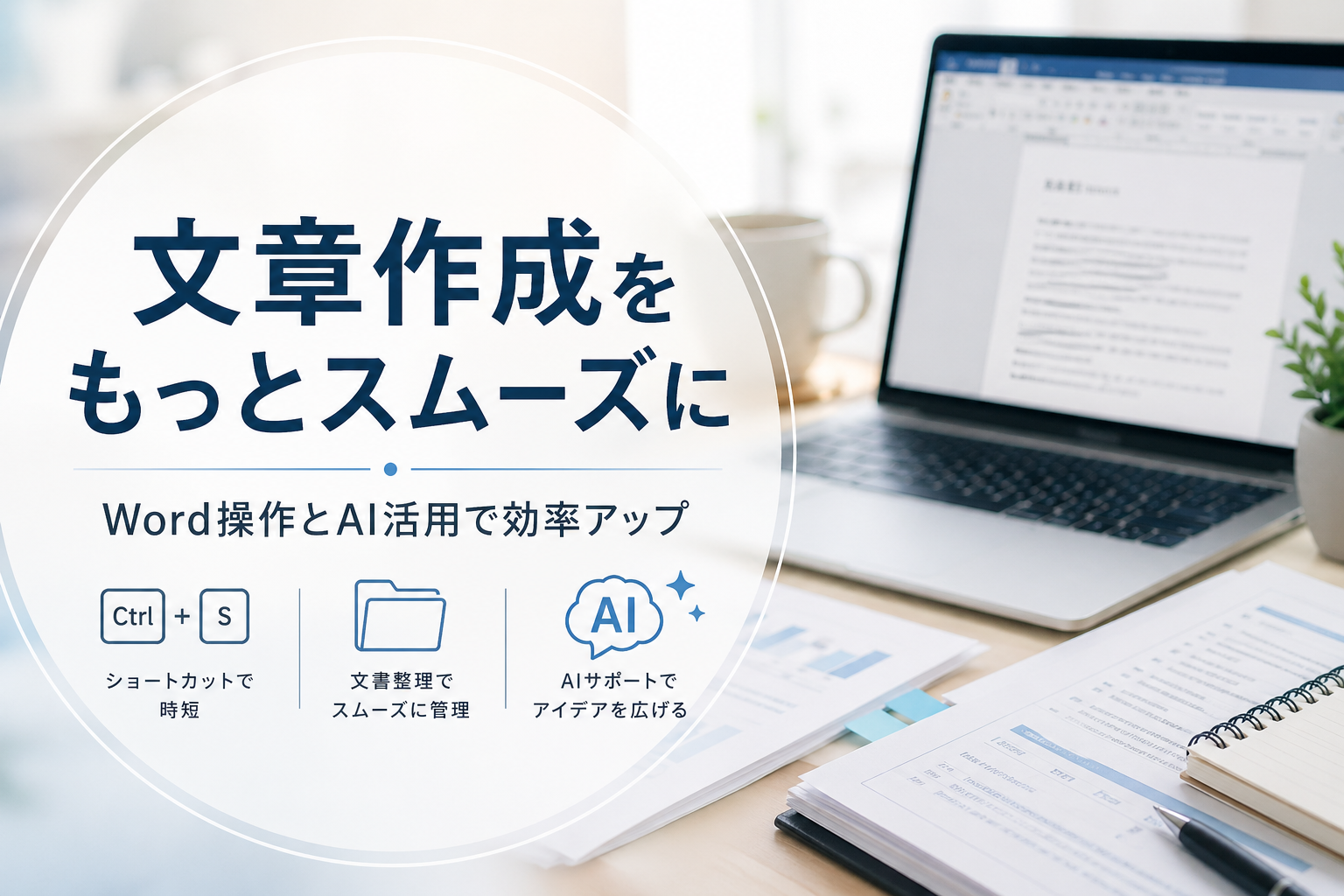 Wordの入力を効率よくしたい｜Officeでの資料制作を効率化するマンツーマンレッスン