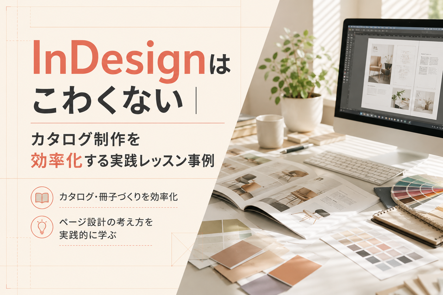 InDesignはこわくない｜カタログ制作を効率化する実践レッスン事例