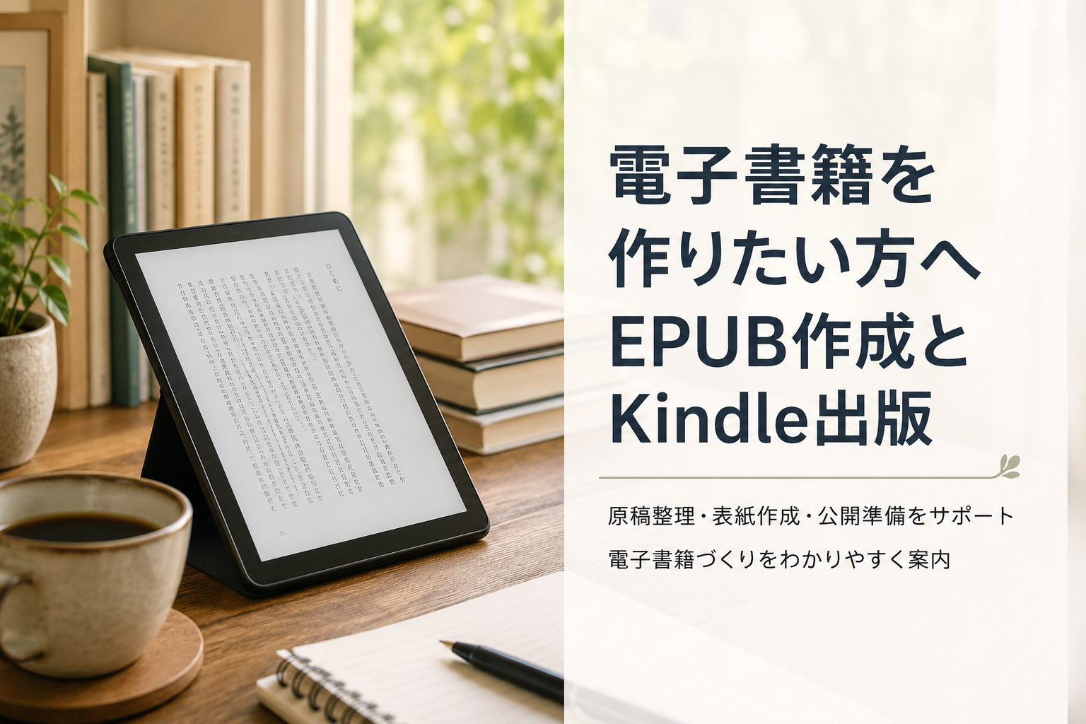 電子書籍を作りたい方へ｜EPUB作成とKindle出版