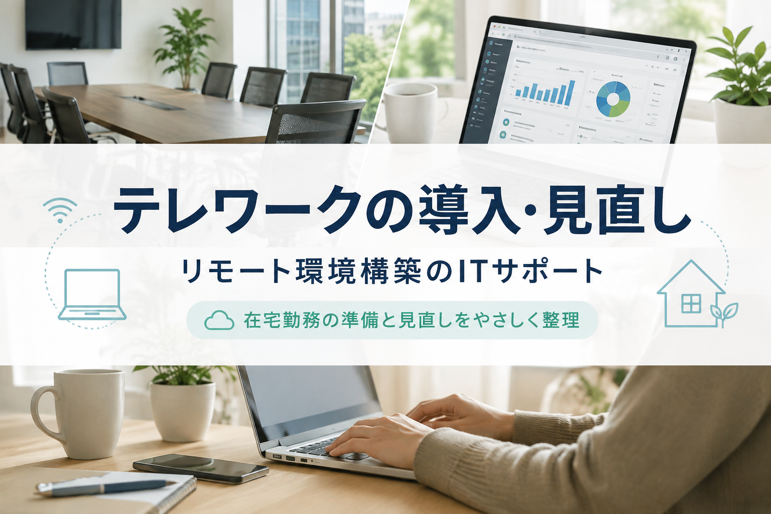 テレワークの導入・見直し｜リモート環境構築のITサポート