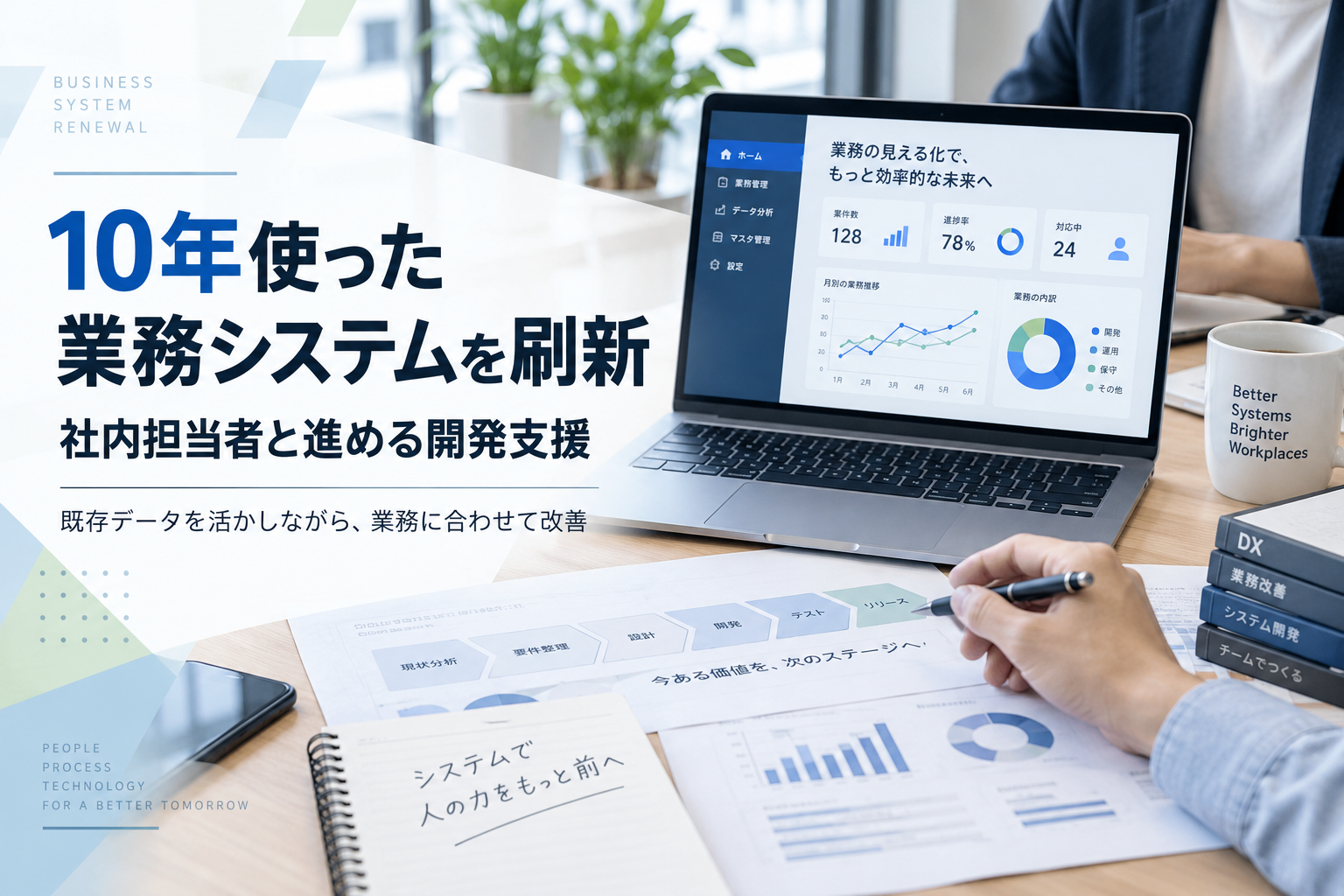 10年使った業務システムを刷新｜社内担当者と進める開発支援